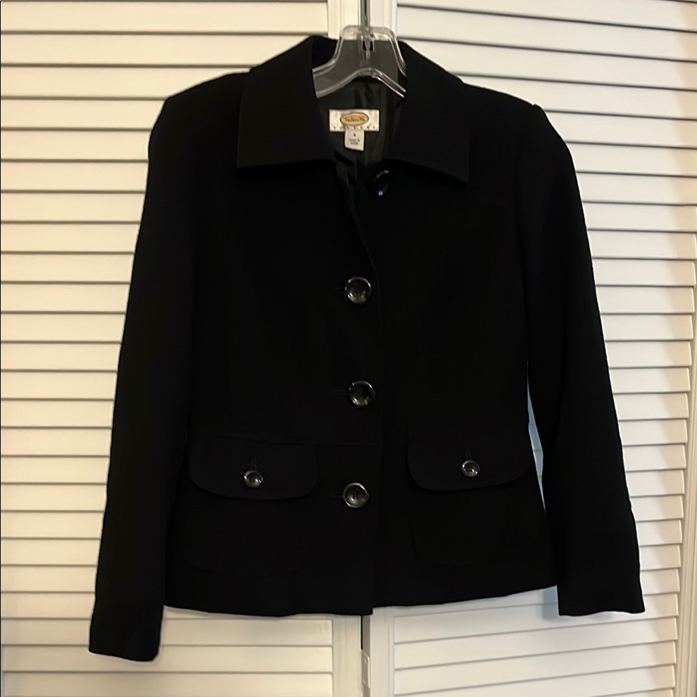 Talbots. Classic Black Women's Wool Jacket
Size 4